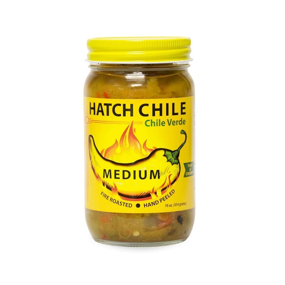 Jar of Hatch Chile Verde medium salsa