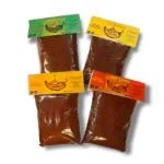 Pure red chile powder packets from Hatch Chile Express
