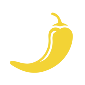 Medium heat level yellow chile icon